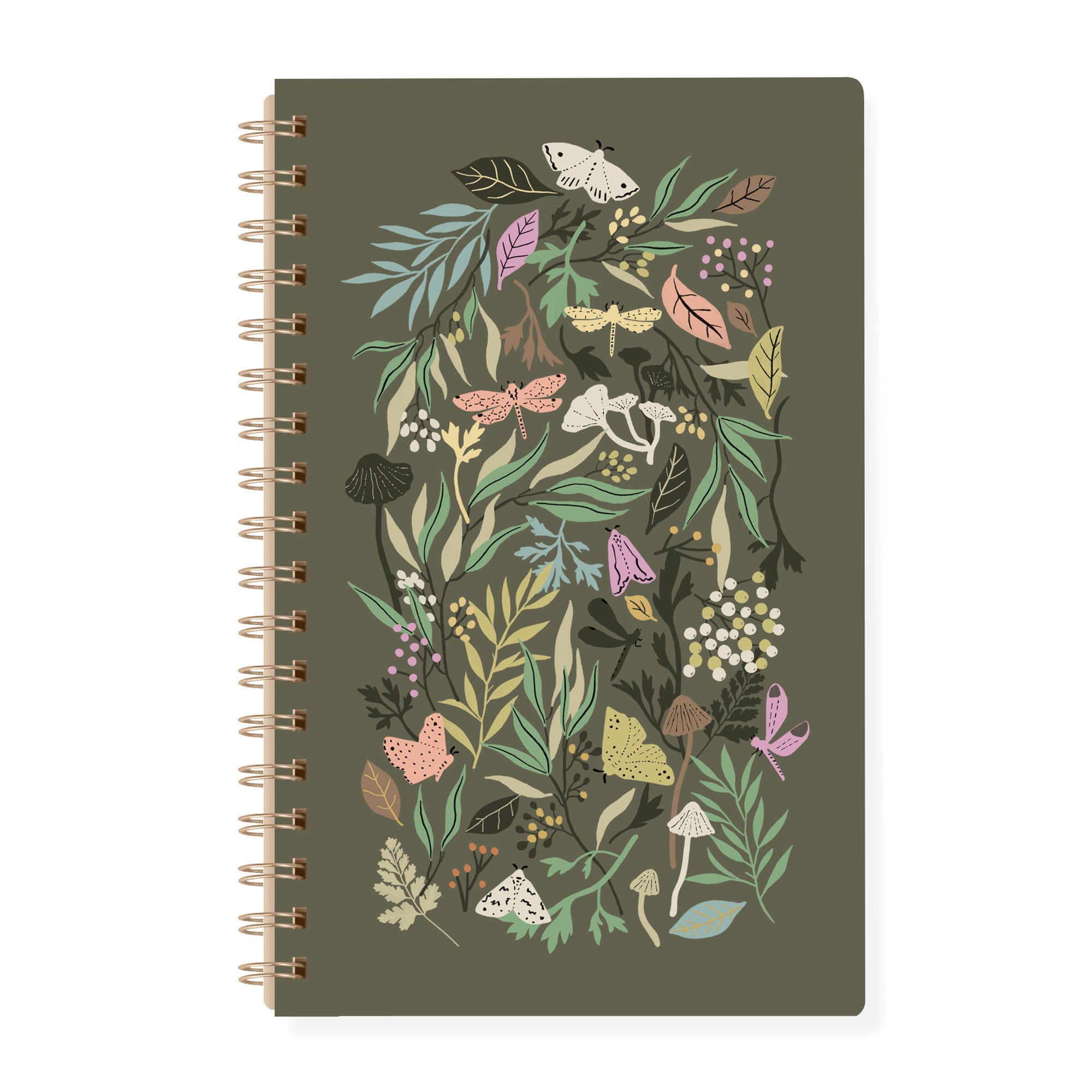 Garden At Dusk Signature Spiral Journal