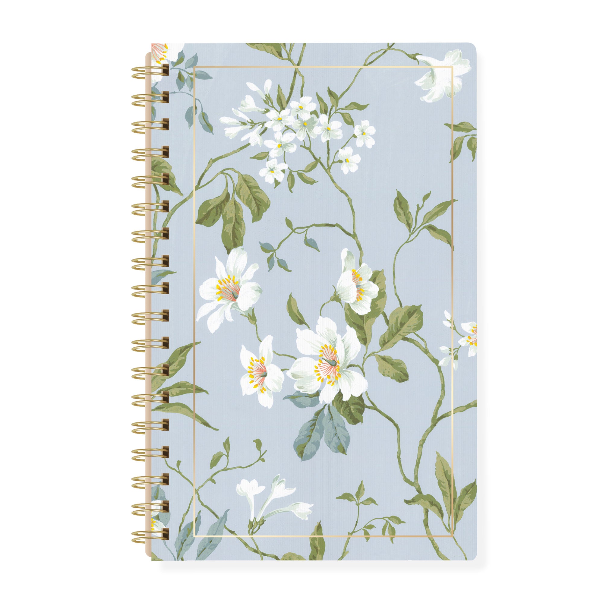Fleur Magnolia Vines Spiral Journal