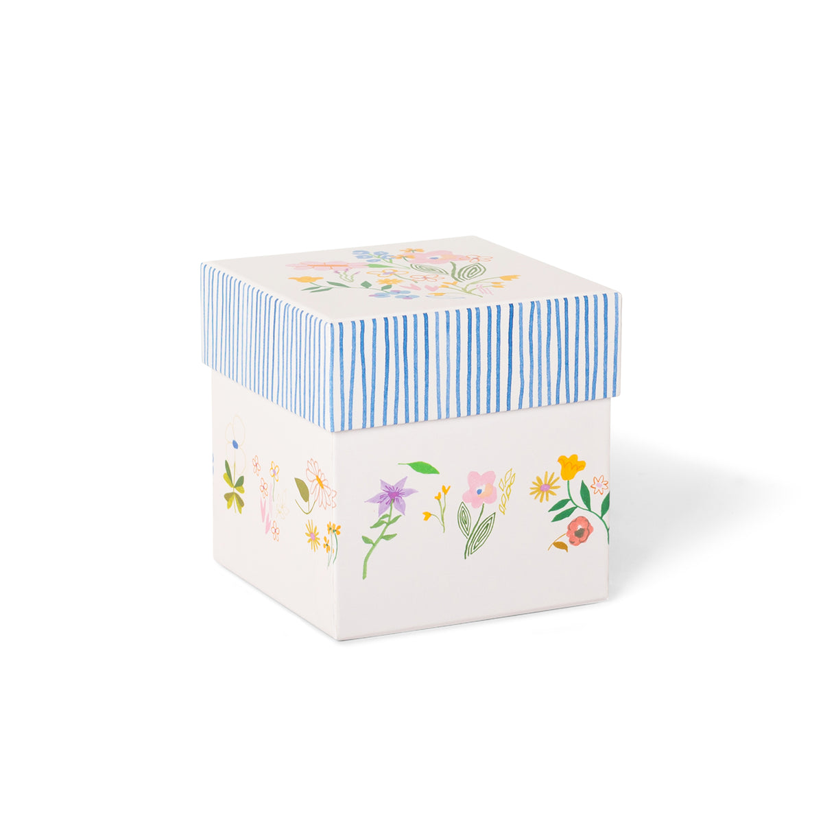 Floral Doodle Stacked Trinket Boxes