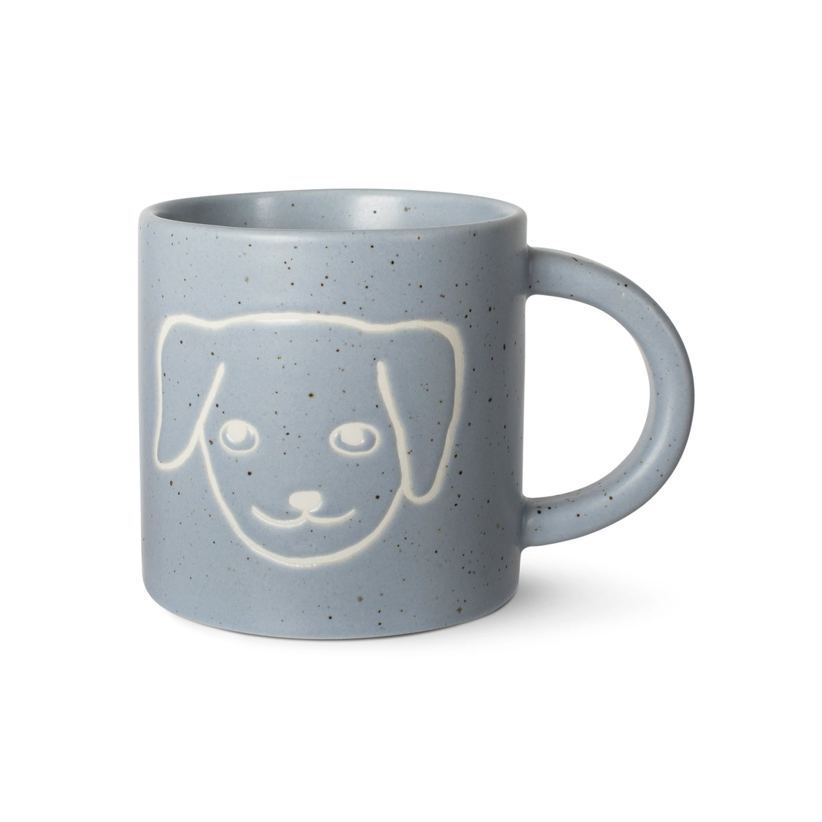 Abstract Dog Powder Blue Speckle Mug