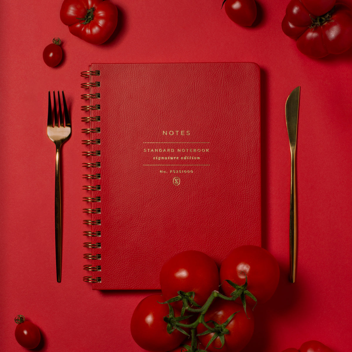 SE Standard Tomato Red Notebook