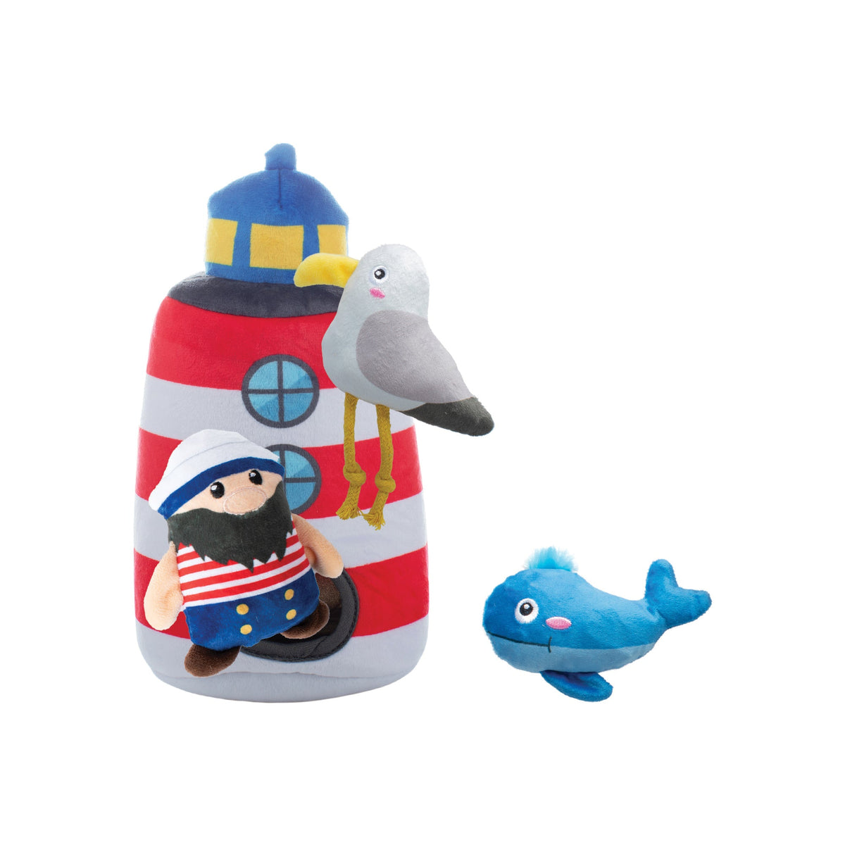 Ships Ahoy Burrow Plush Dog Toy