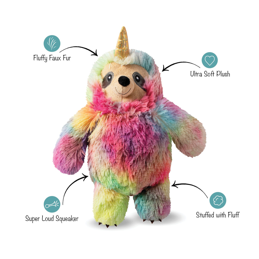 Confetti Betti The Slothicorn Dog Toy