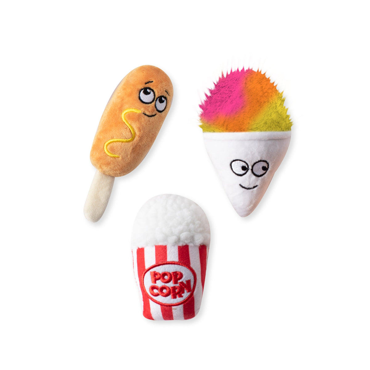 Cheat Day 3pc Mini Plush Dog Toy Set