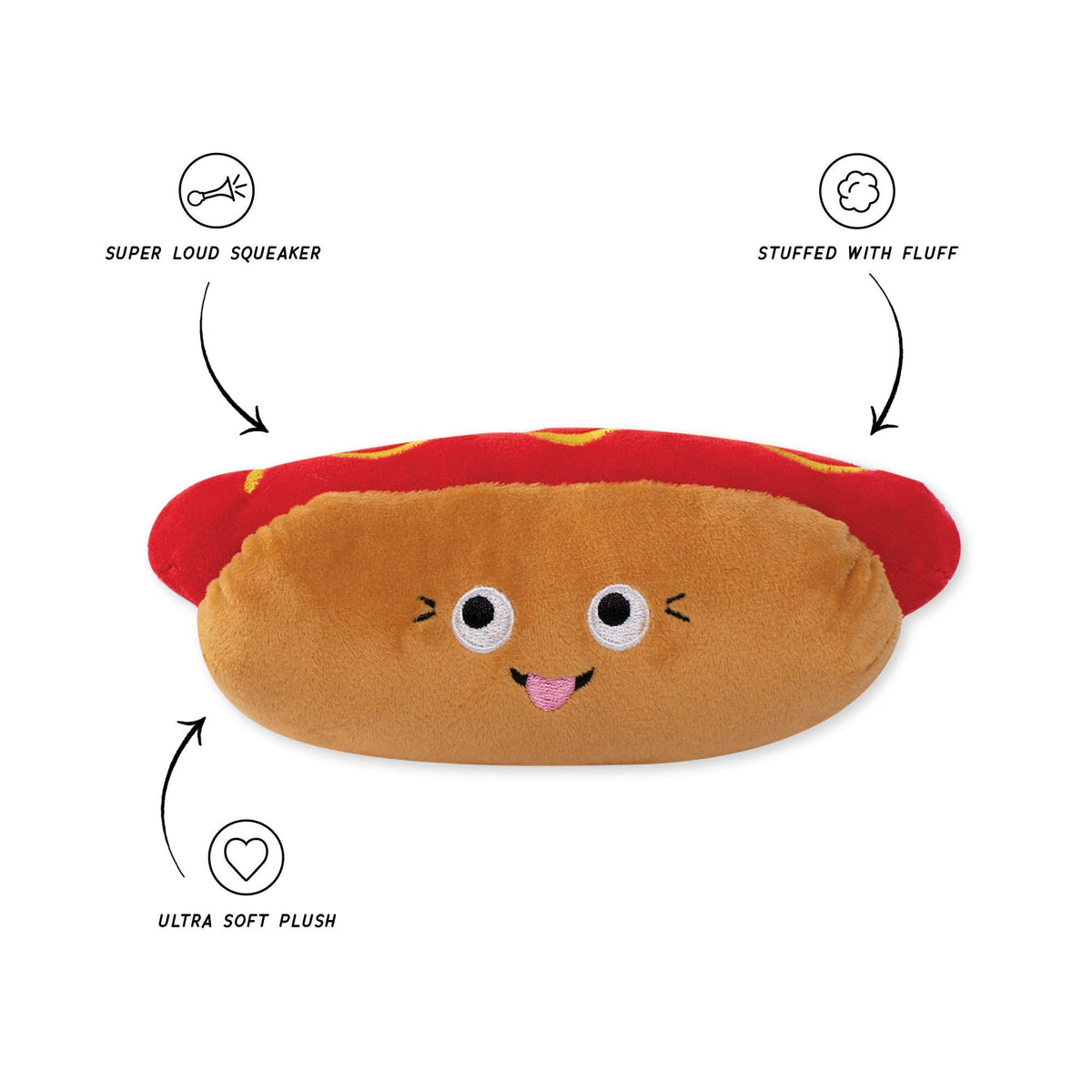 Wagsdale Sun's Out, Buns Out Plush Dog Toy