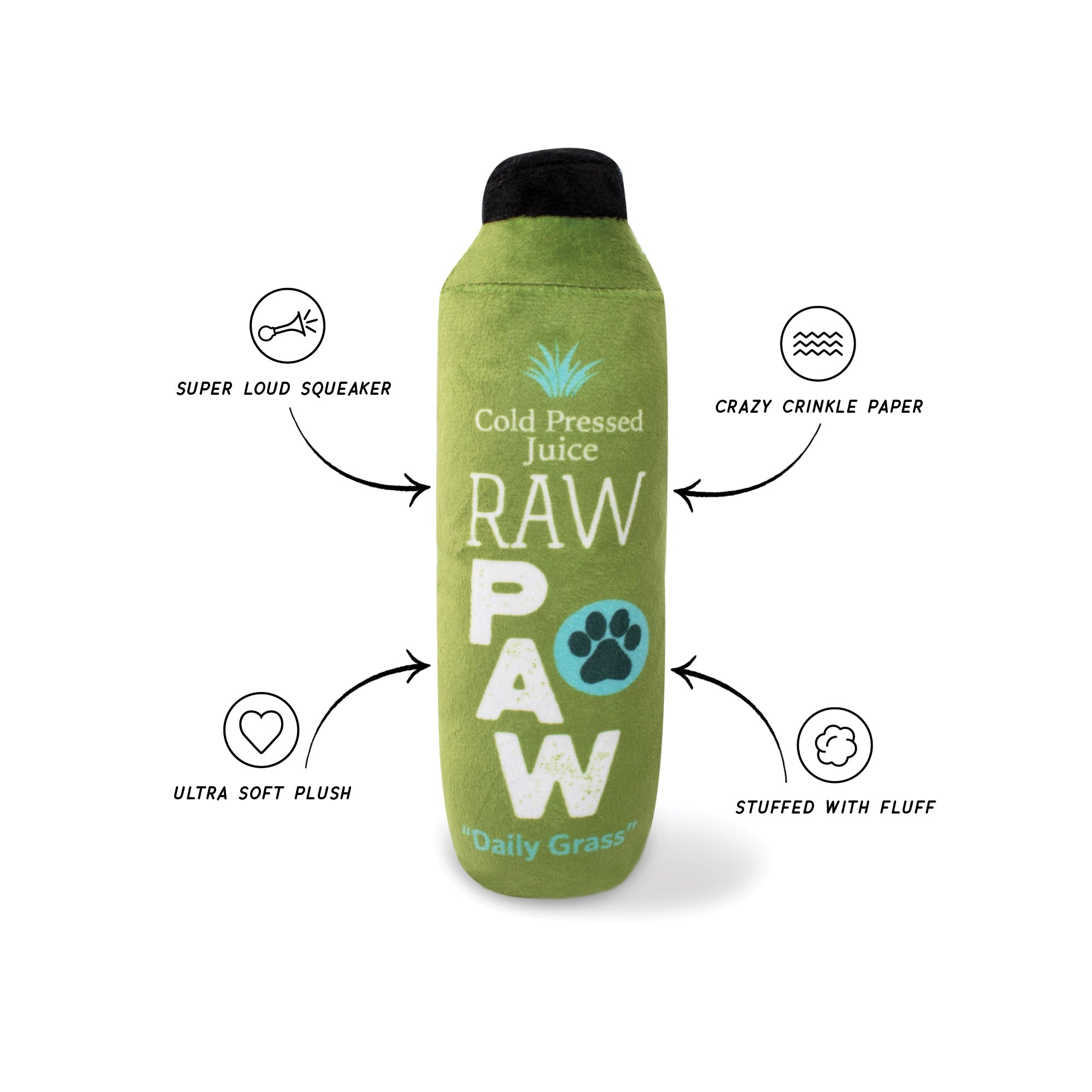 Wagsdale Raw Paw Pressed Juice Dog Toy