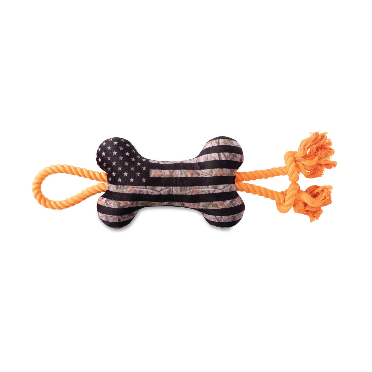 Wagsdale Camo Up America Plush Dog Toy With Rope