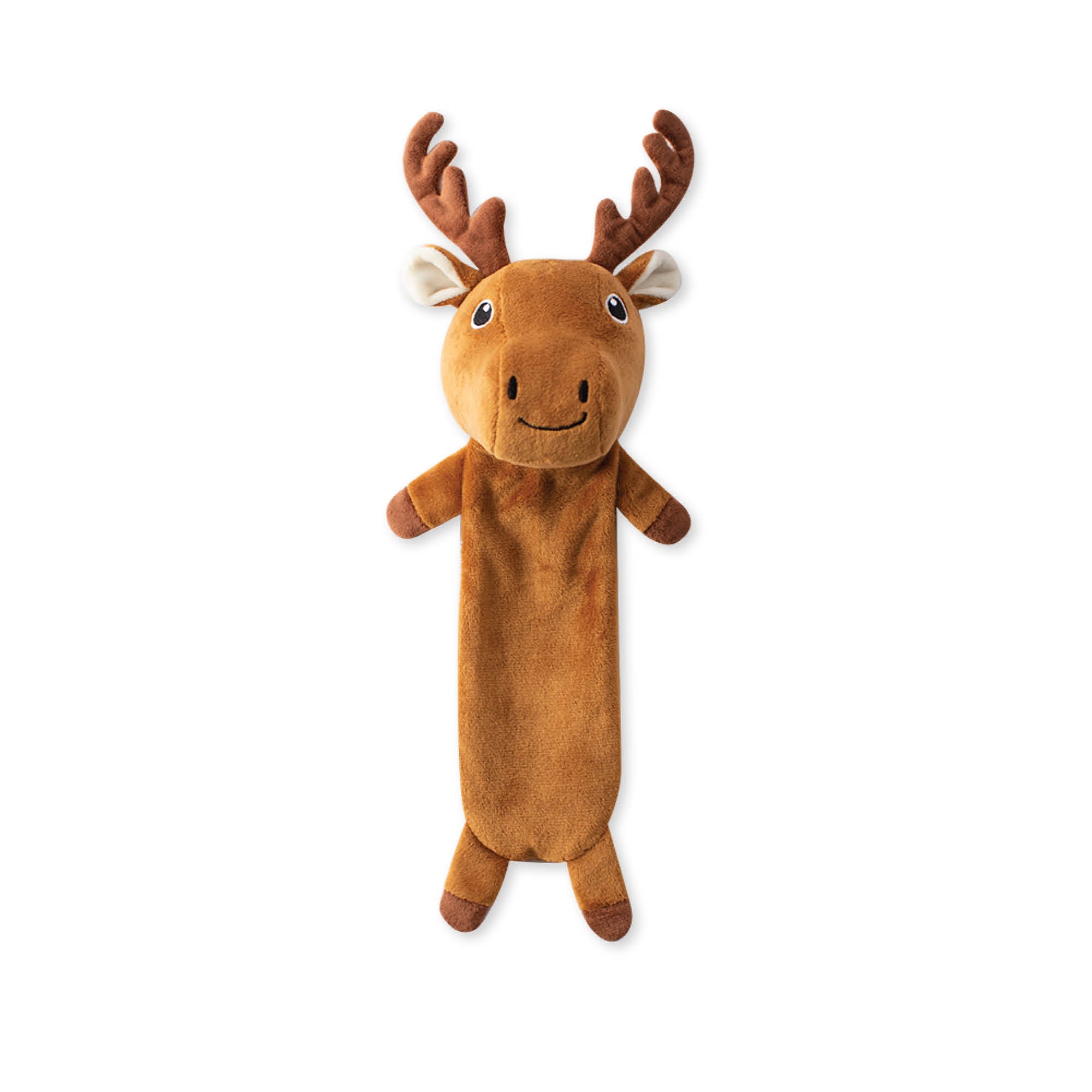 Wagsdale Don't Moose With Me Flattie Dog Toy