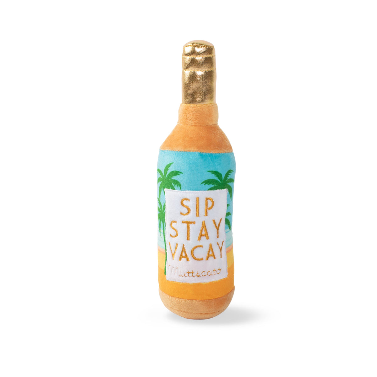 Sip Stay Vacay Plush Dog Toy