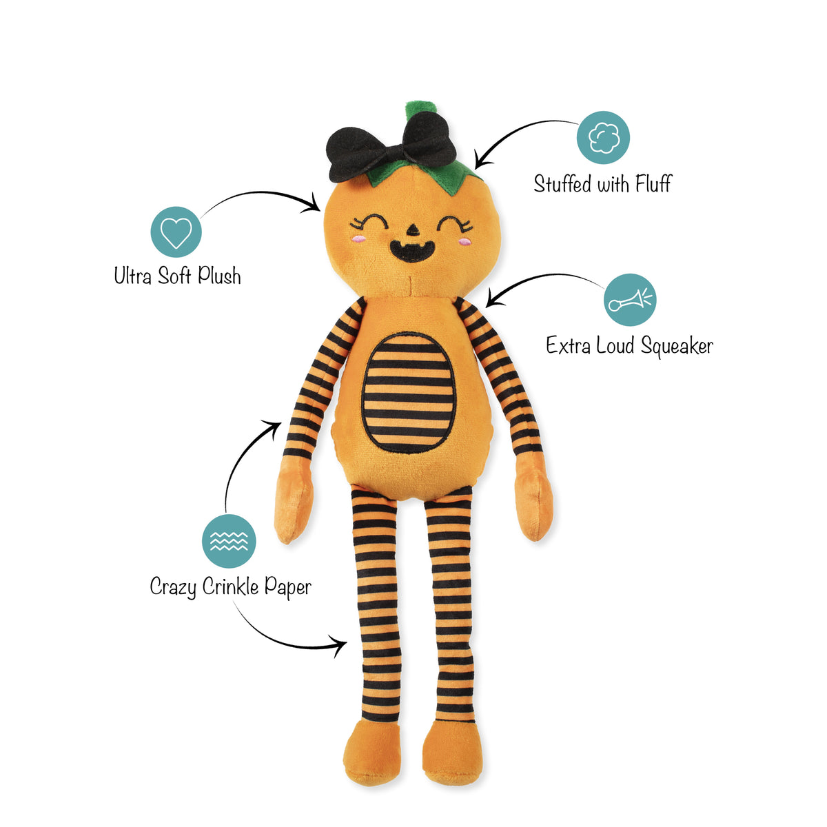 Harvest Cutie Plush Dog Toy