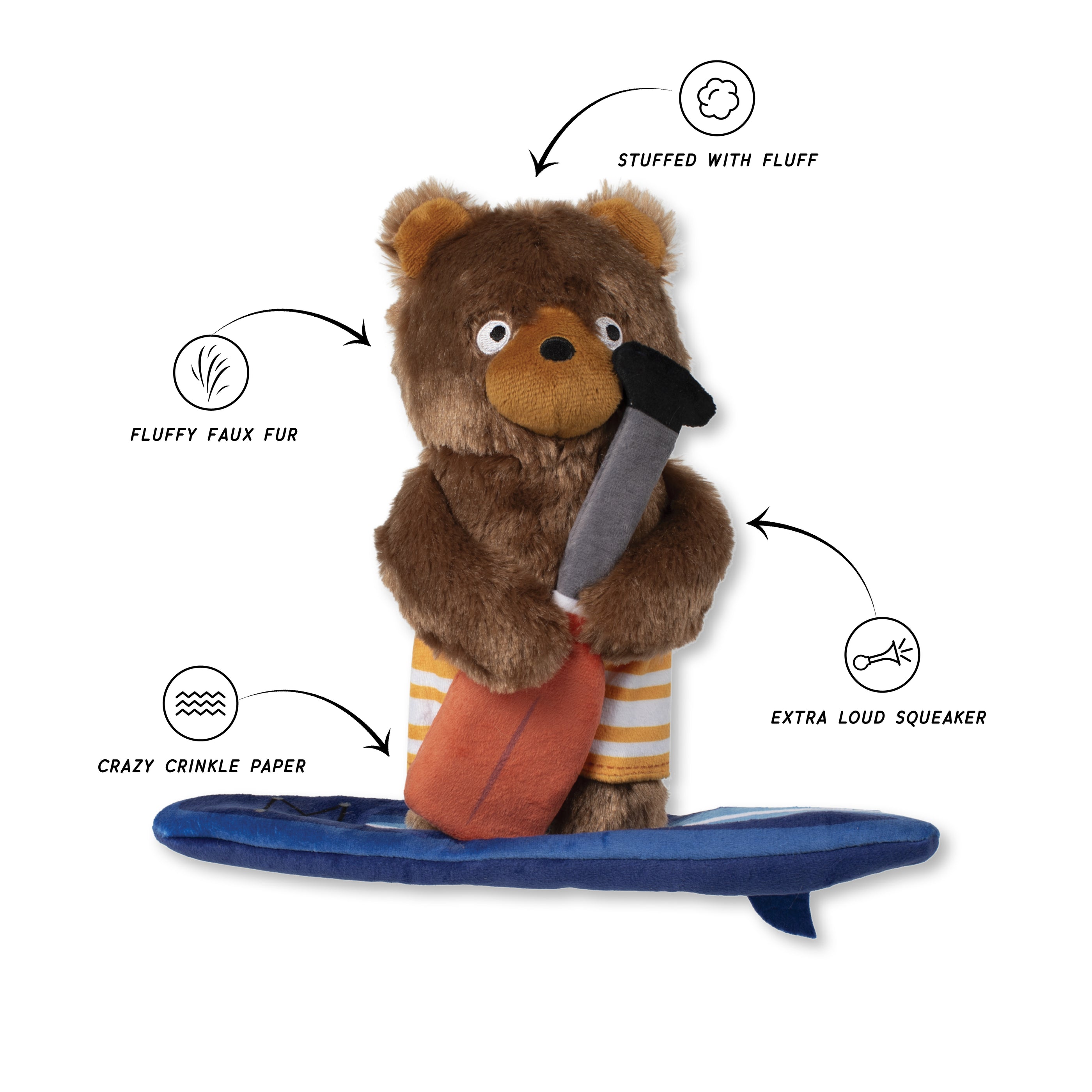 Wagsdale Water You Waiting for? Plush Dog Toy