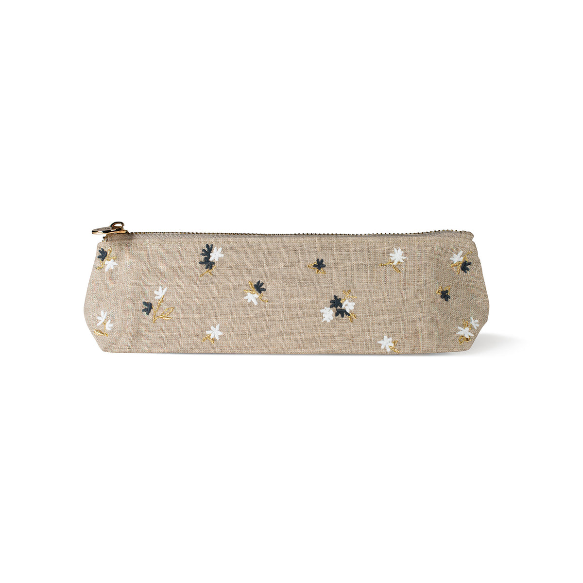 Ditsy Flat Bottom Pencil Pouch