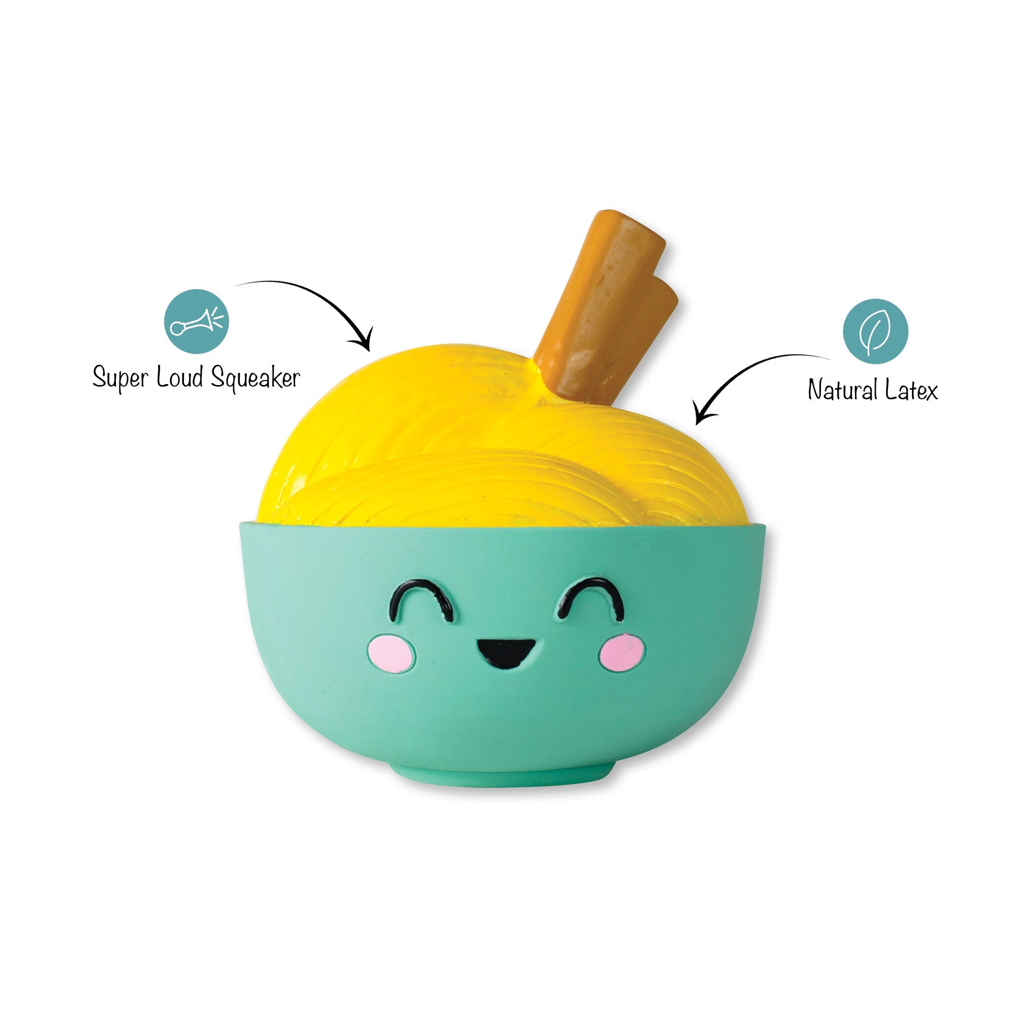 You Make Miso Happy Latex Dog Toy