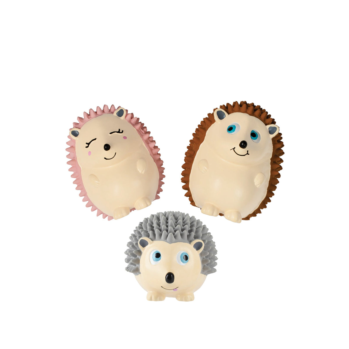 On A Roll 3pc Mini Latex Dog Toy Set