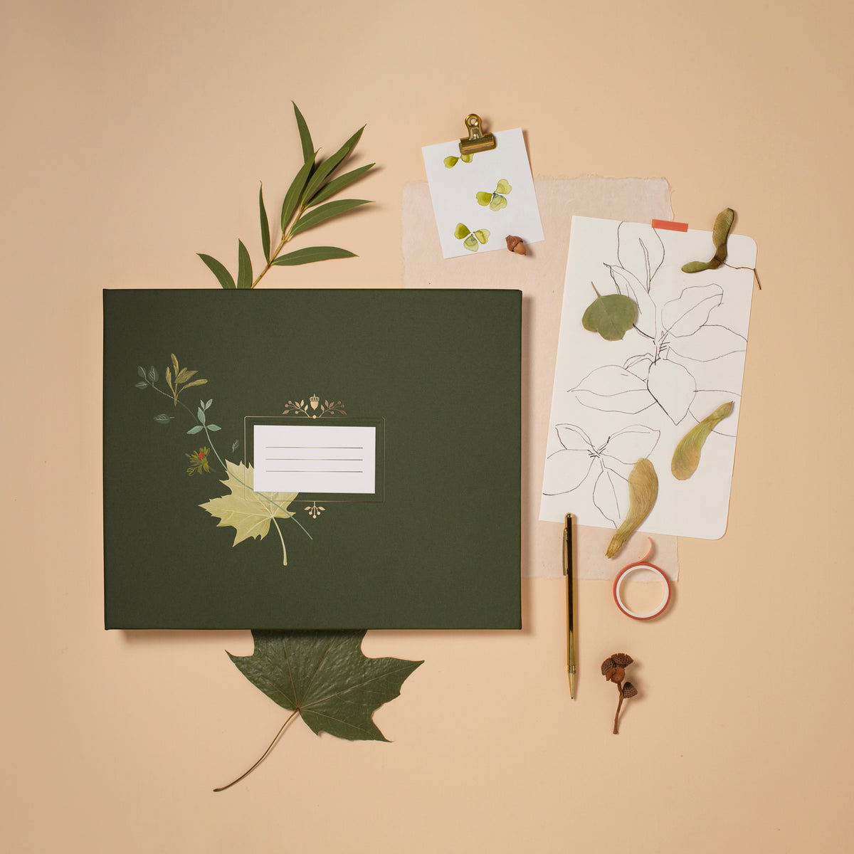 Forage Maple Scrapbook Album