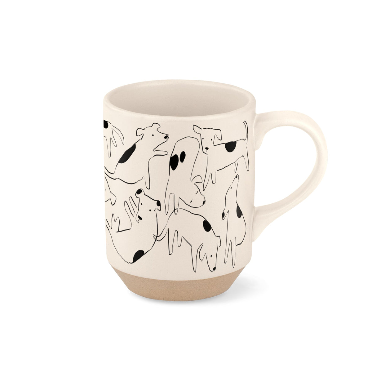 Nosey Dog Spot Stoneware Mug