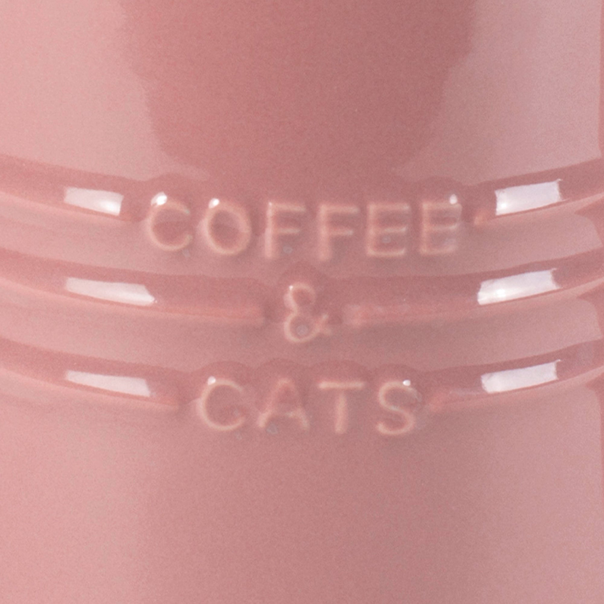 Coffee & Cats Blush Mug