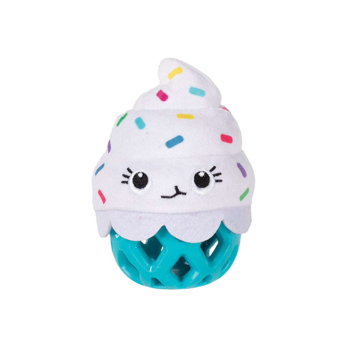 Here For The Cupcakes Rubber/Plush Dog Toy