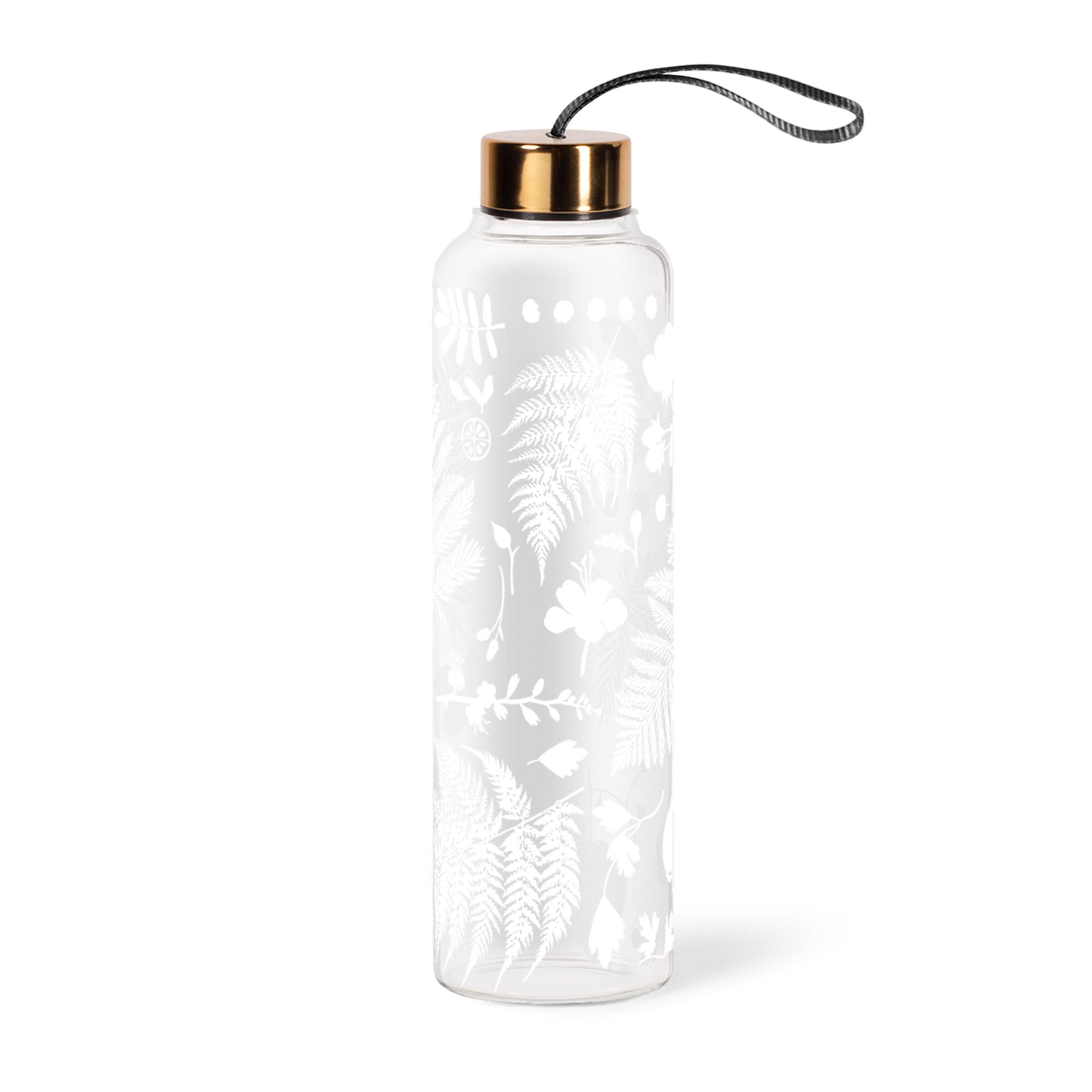 Fleur Found Botanicals Glass Hydration Bottle