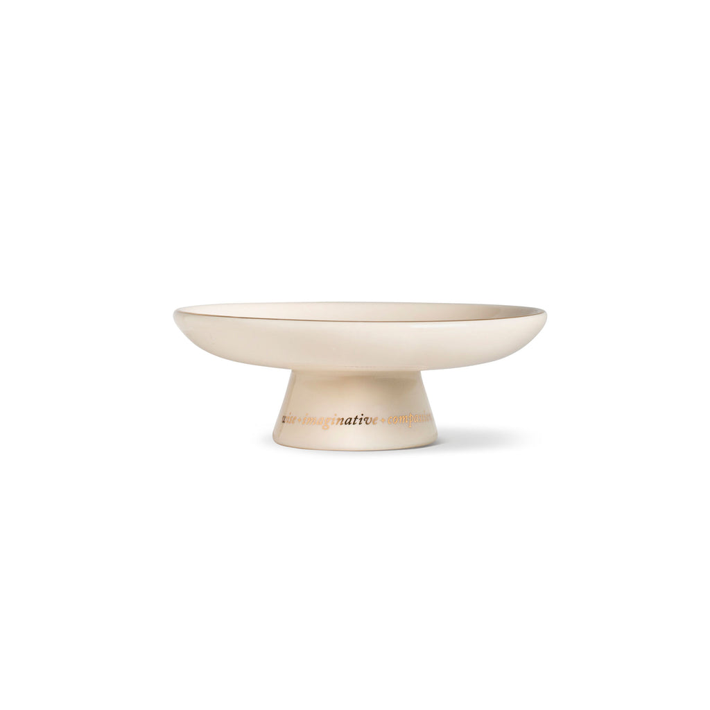Starry Pisces Zodiac Pedestal Dish