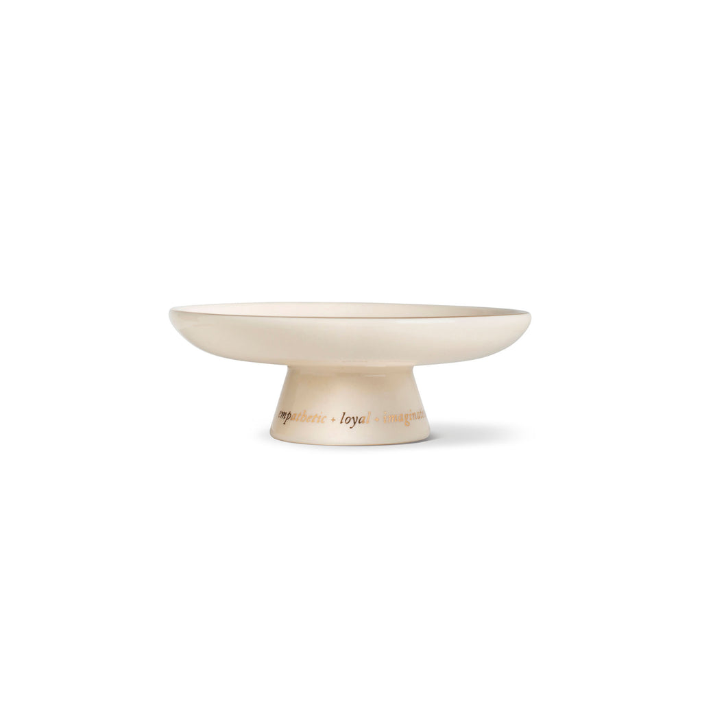 Starry Cancer Zodiac Pedestal Dish