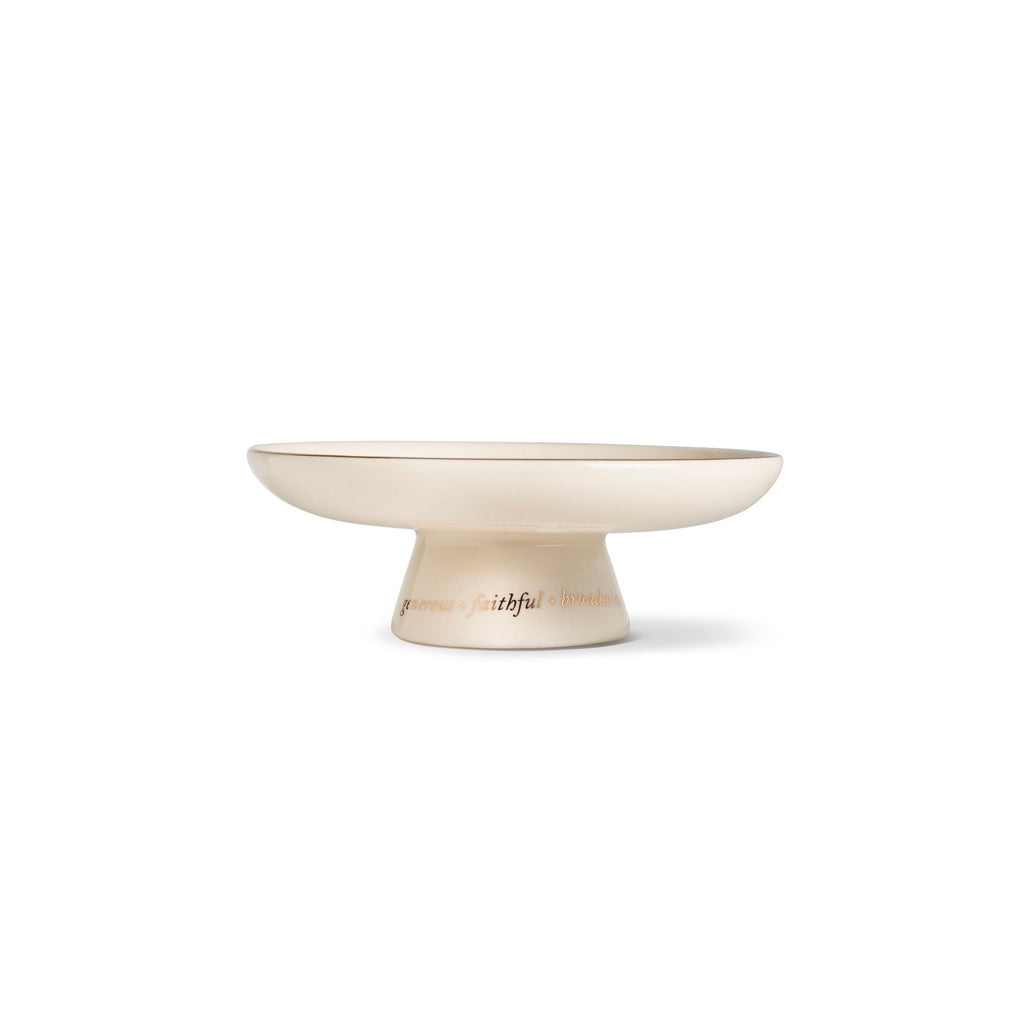 Starry Leo Zodiac Pedestal Dish