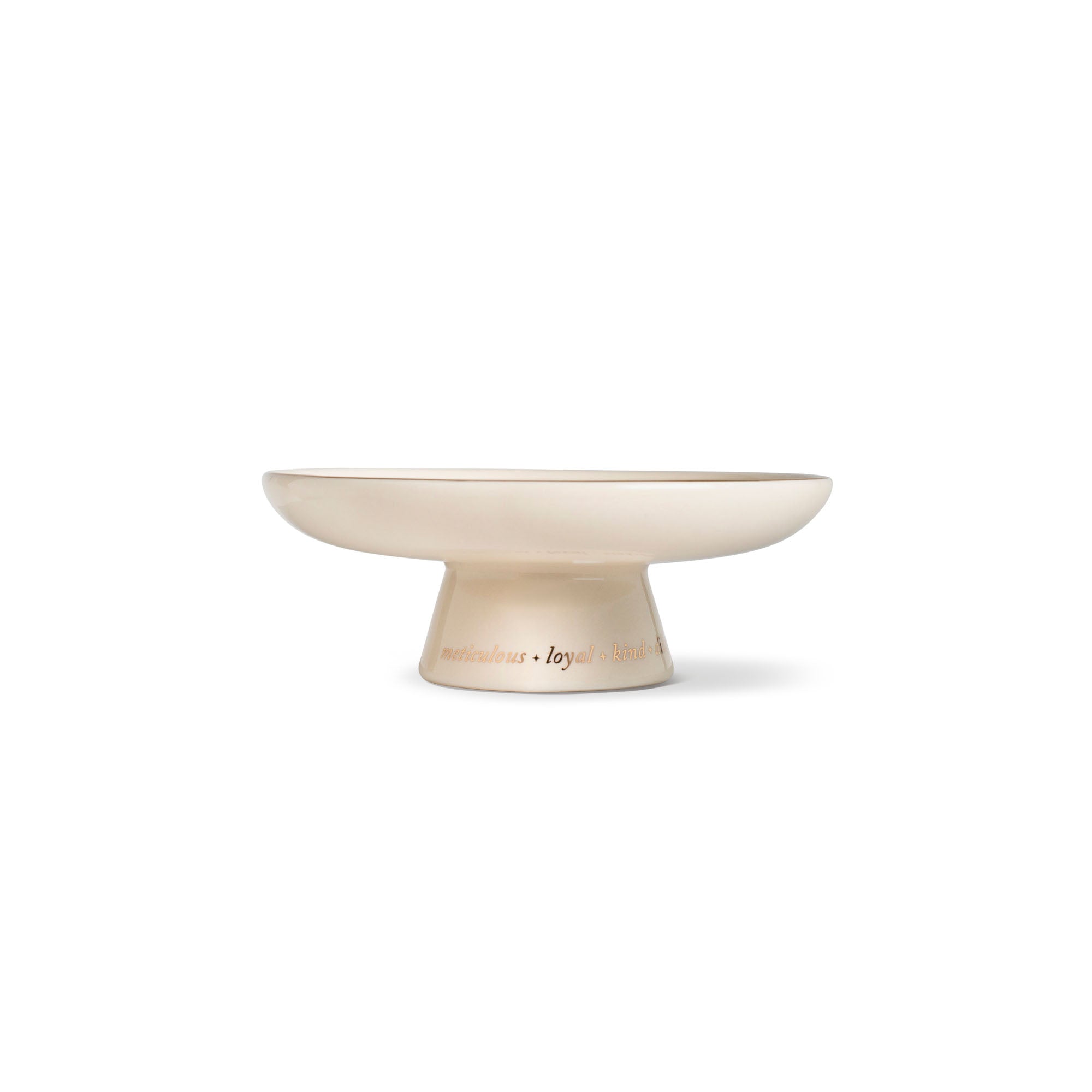 Starry Virgo Zodiac Pedestal Dish | Fringe Studio