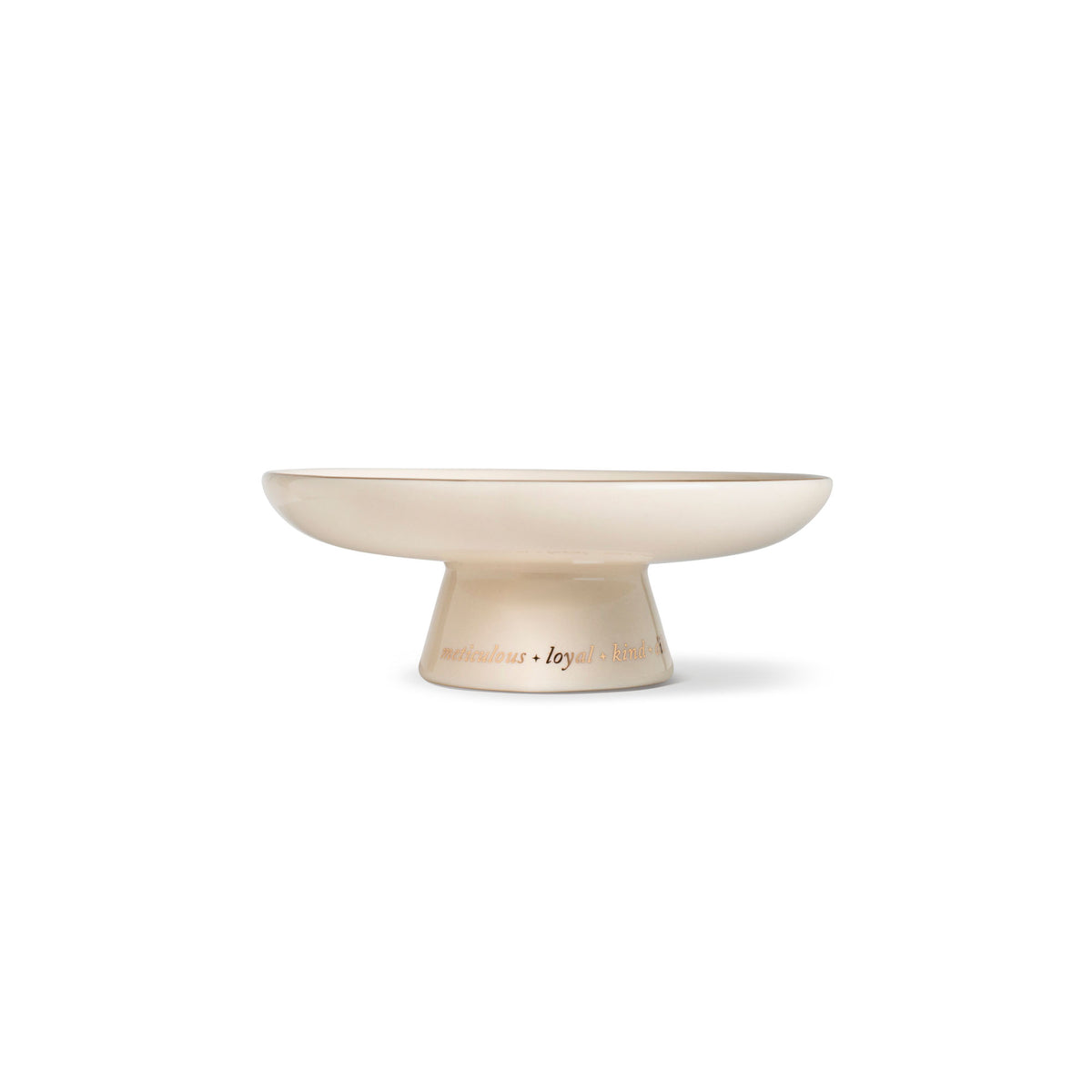 Starry Virgo Zodiac Pedestal Dish