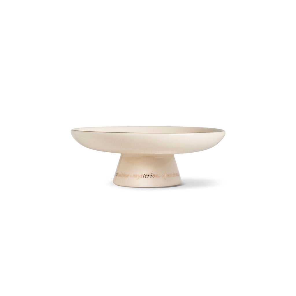 STARRY SCORPIO ZODIAC PEDESTAL DISH