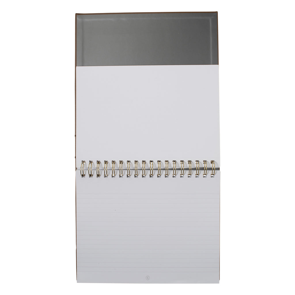 Se Letter Flow Bark Signature Non-Dated Weekly Desk Pad