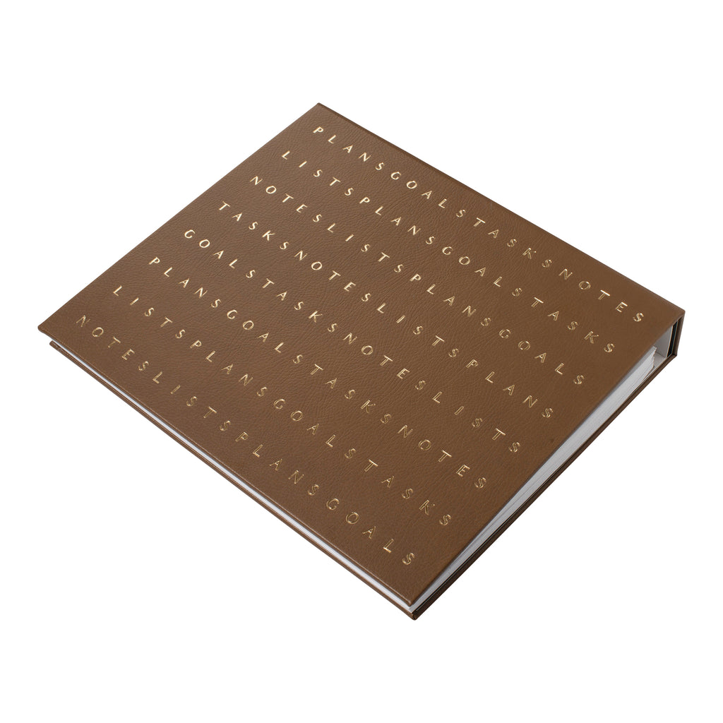 Se Letter Flow Bark Signature Non-Dated Weekly Desk Pad