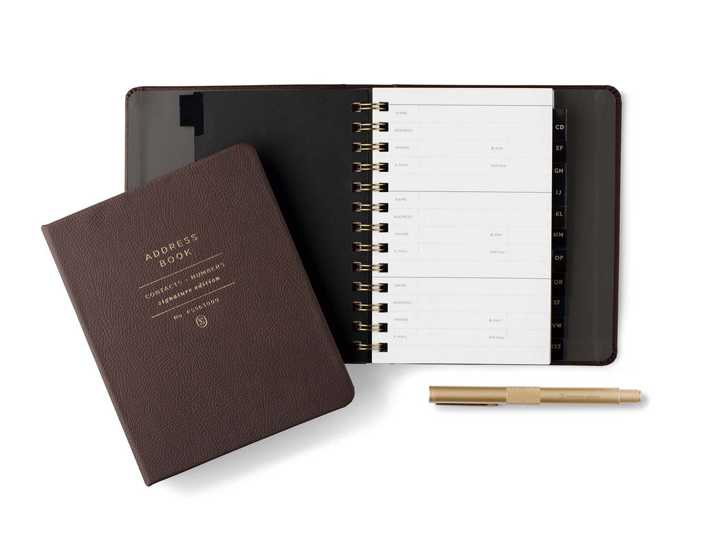 Se Standard Cocoa Signature Address Book