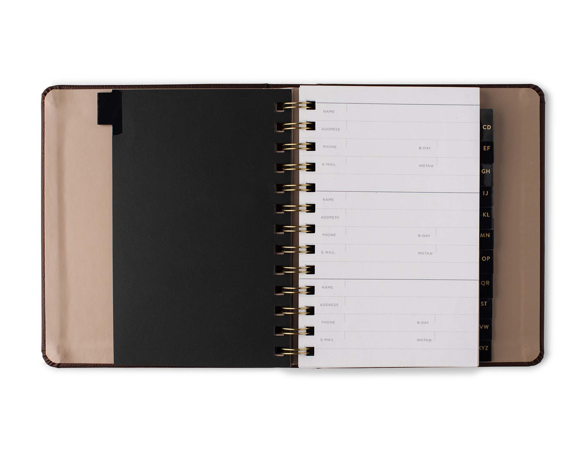 Se Standard Cocoa Signature Address Book | Fringe Studio