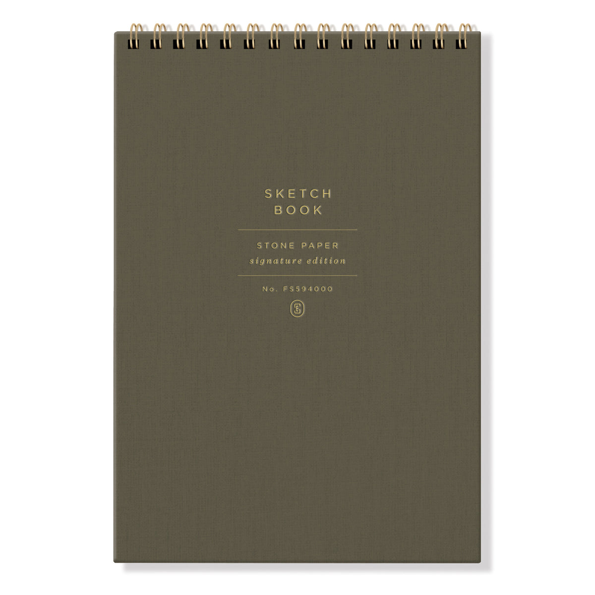Standard Olive Stone Paper Sketch Pad