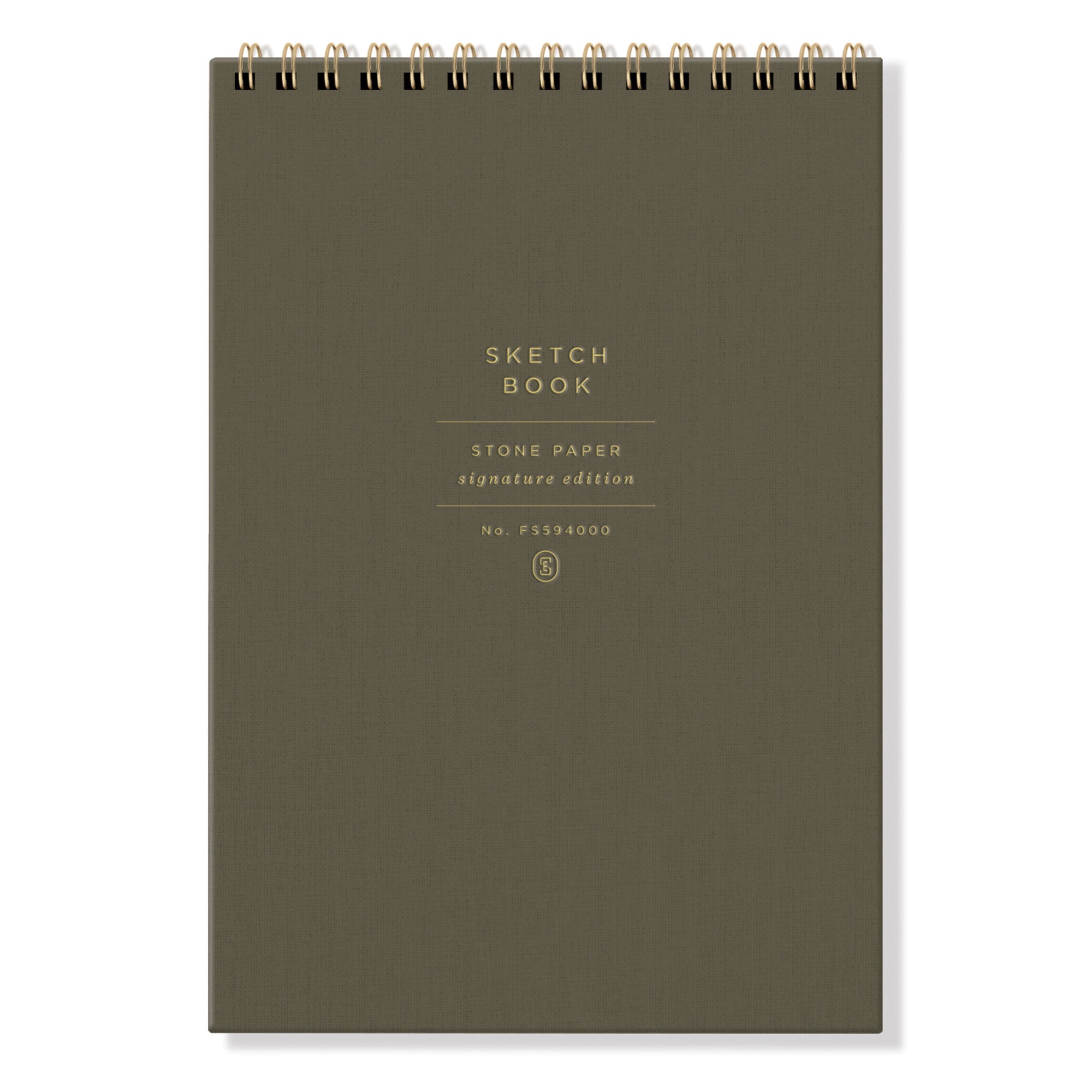 Standard Olive Stone Paper Sketch Pad