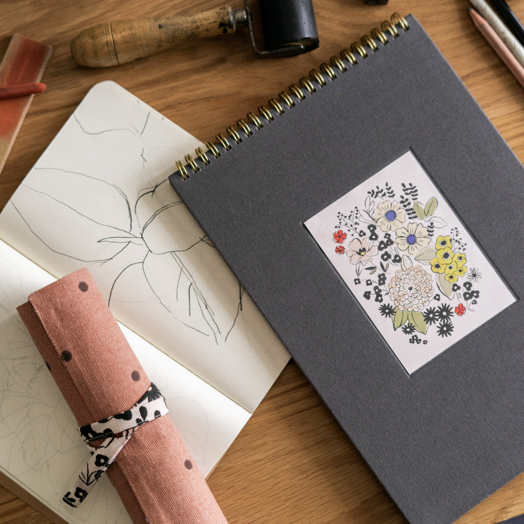 French Market Stone Paper Sketch Pad