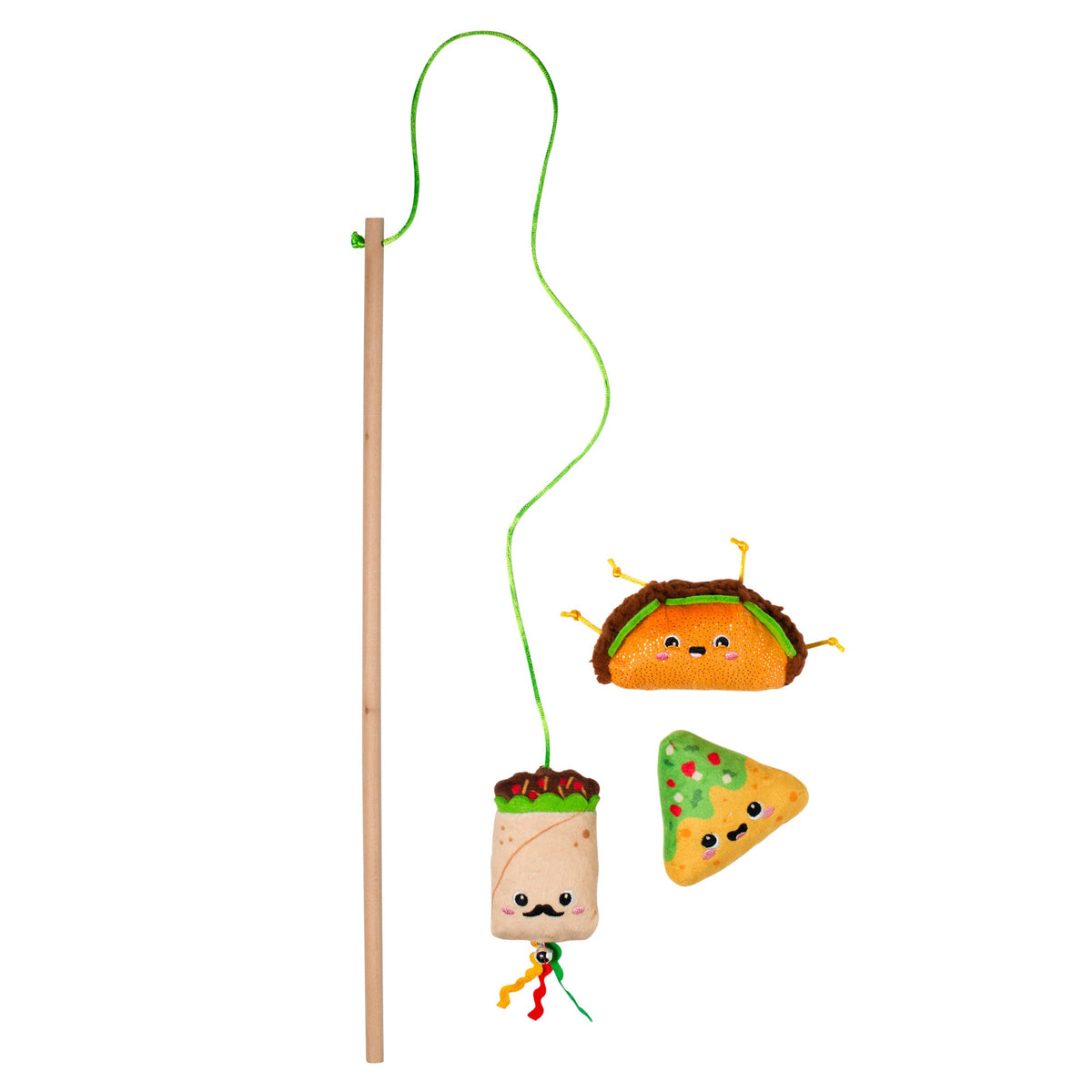 Feeling Like A Guac-Star 3pc Teaser Cat Toy Set