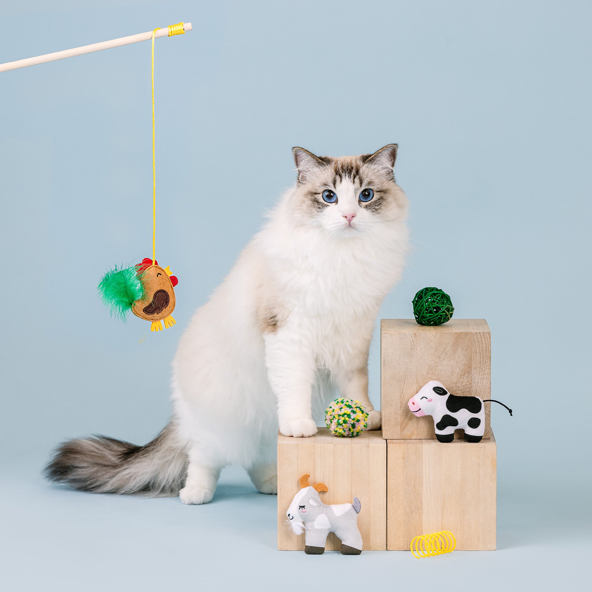 Pasture Pals 6pc Cat Toy Set