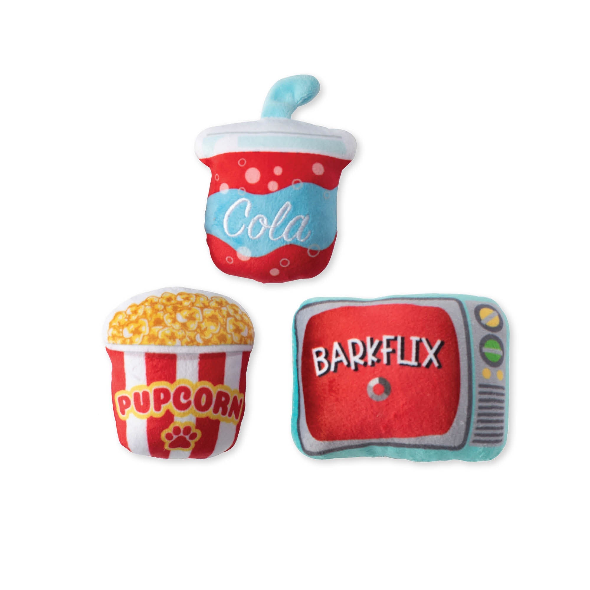 Barking And Streaming 3 Pc Dog Toy
