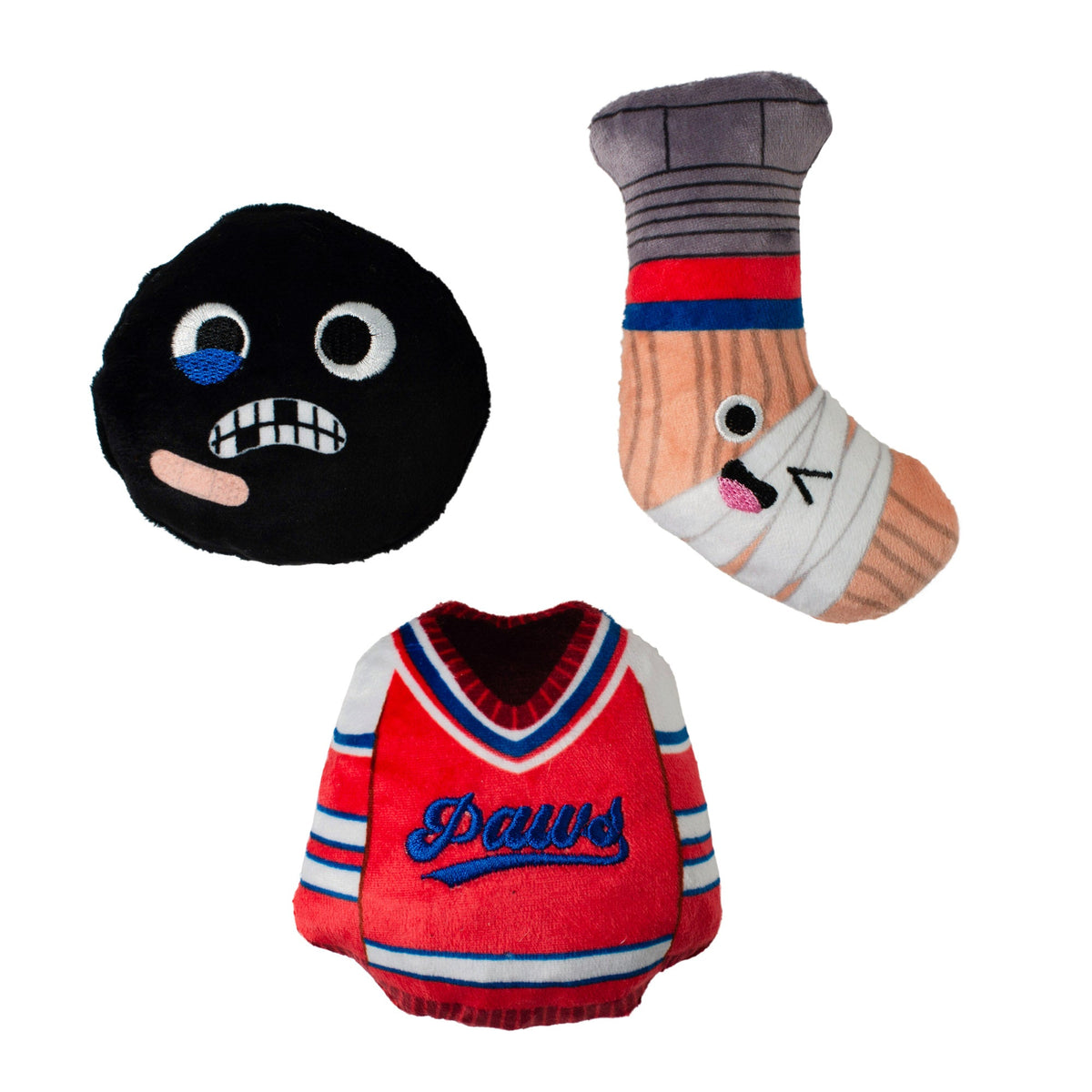 Wagsdale Go For The Goal 3pc Mini Plush Dog Toy Set