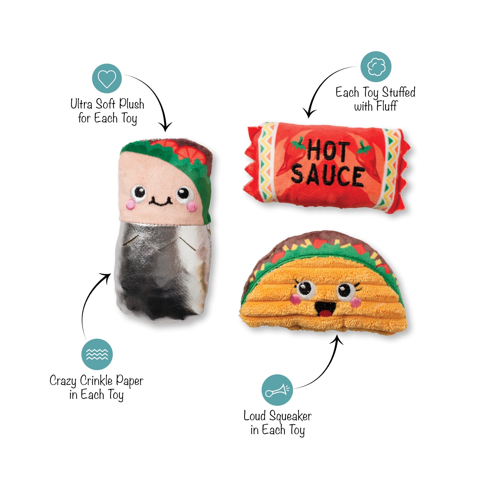 I Got The Hots For You Plush Dog Toy