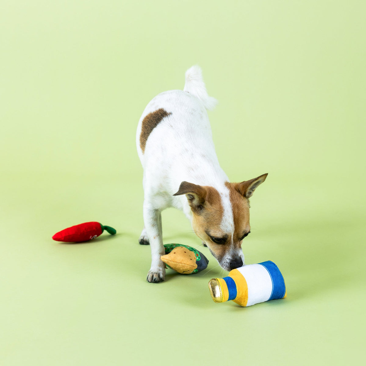 Happy Hour Pack 3pc Mini Plush Dog Toy Set