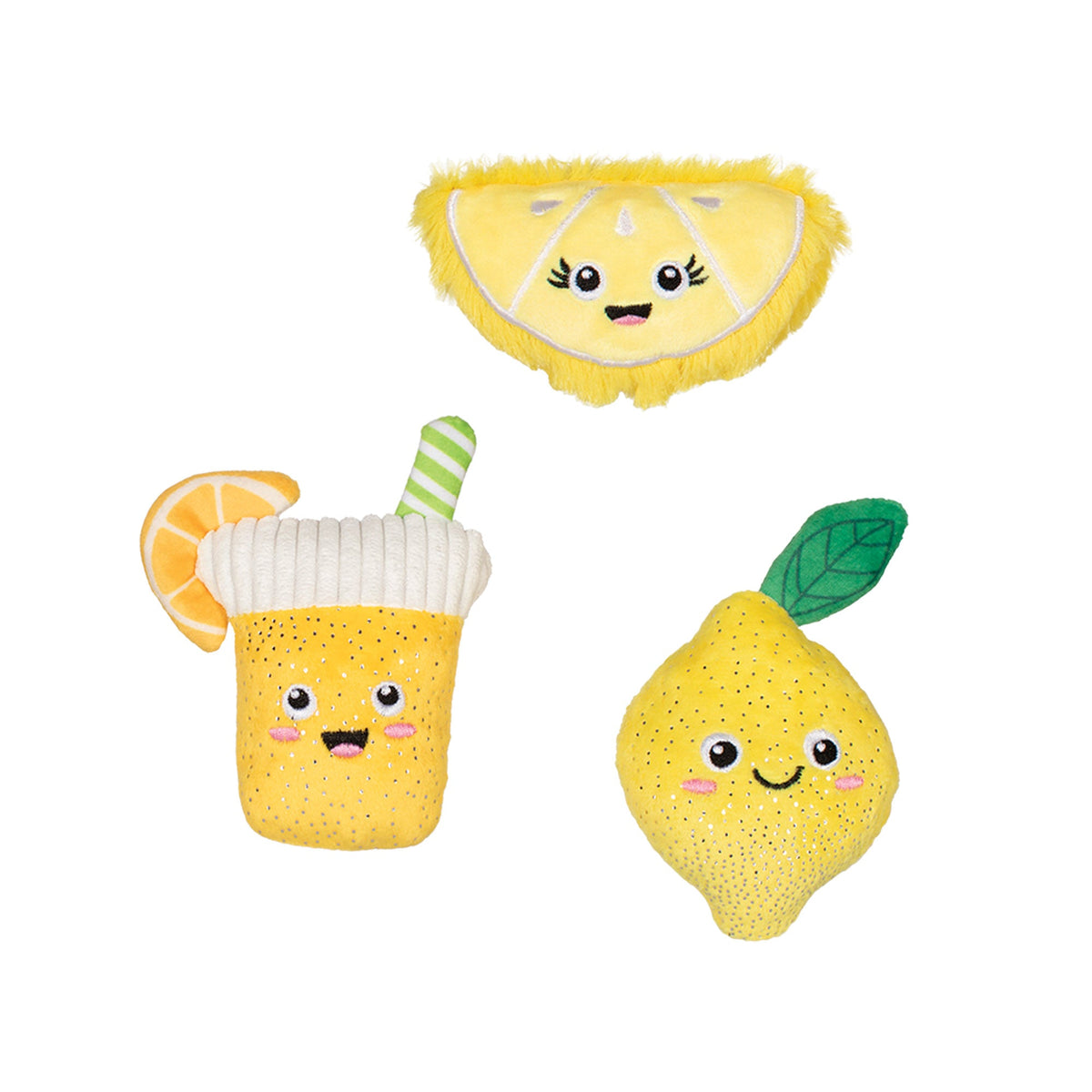 Sour You Doing? 3pc Mini Plush Dog Toy Set