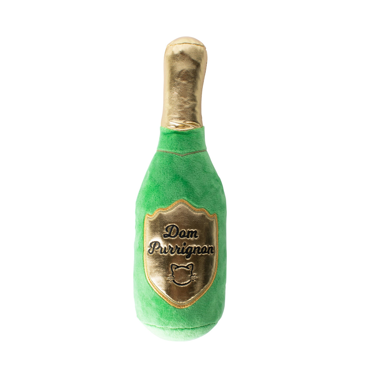 Dom Purrignon Plush Kicker Cat Toy