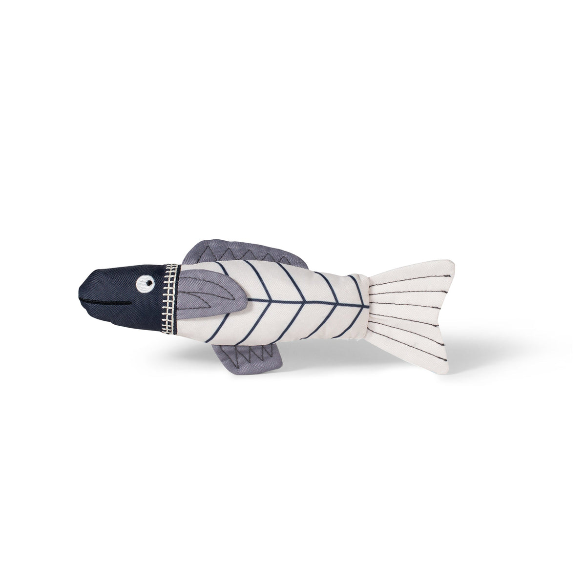 Something's Fishy Canvas Kicker Cat Toy