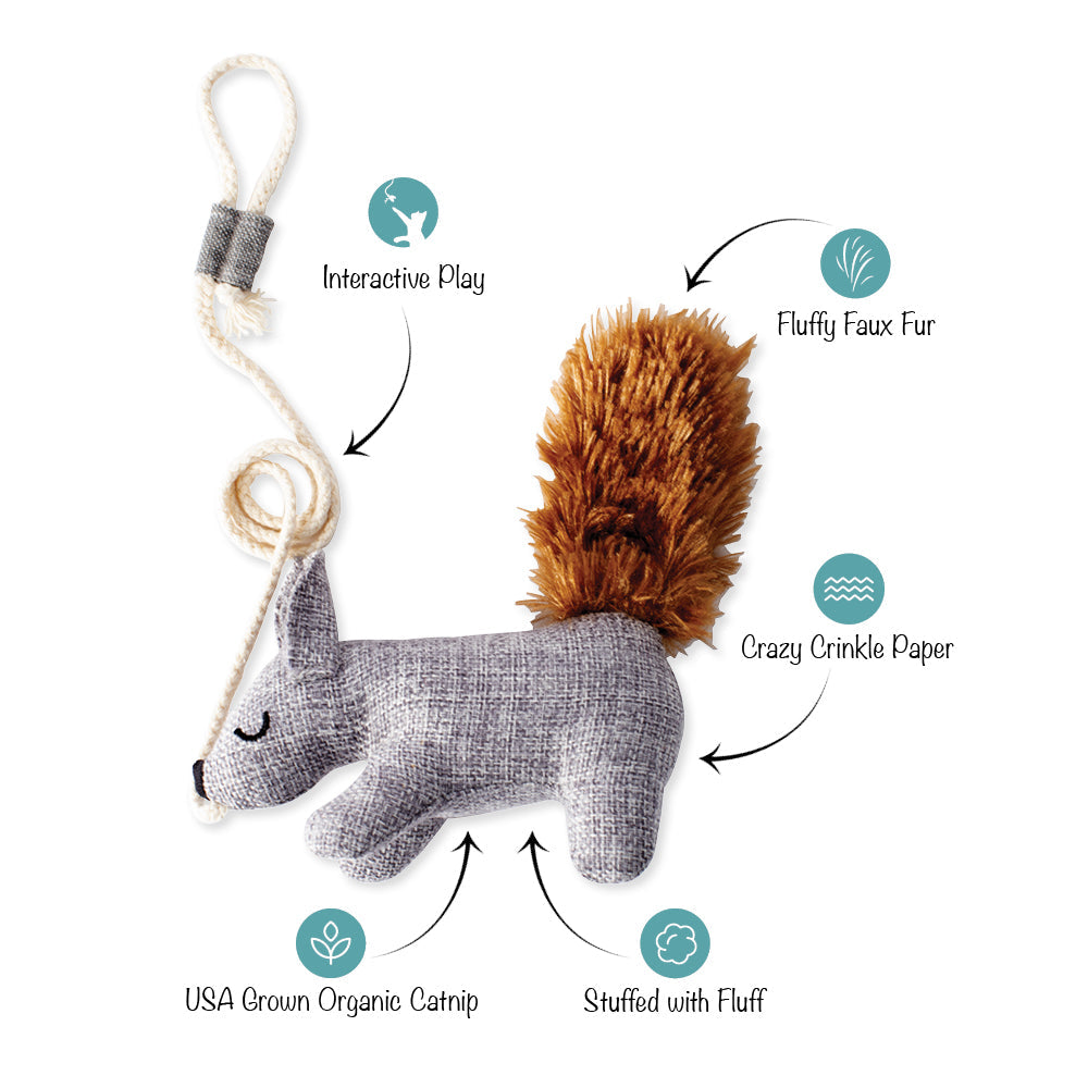 One Tuff Nut Teaser Cat Toy