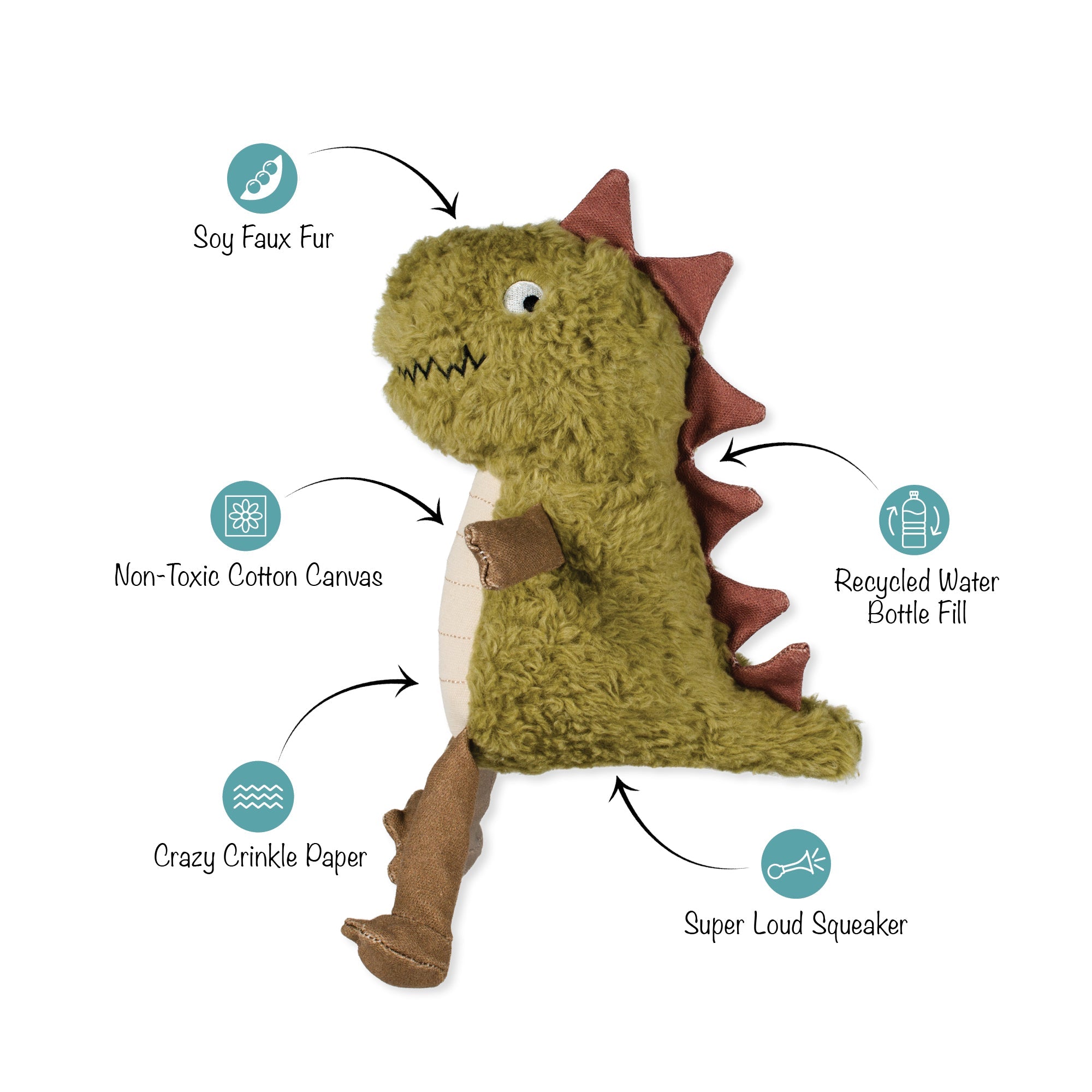 Small Arms, Big Heart Earth Friendly Dog Toy