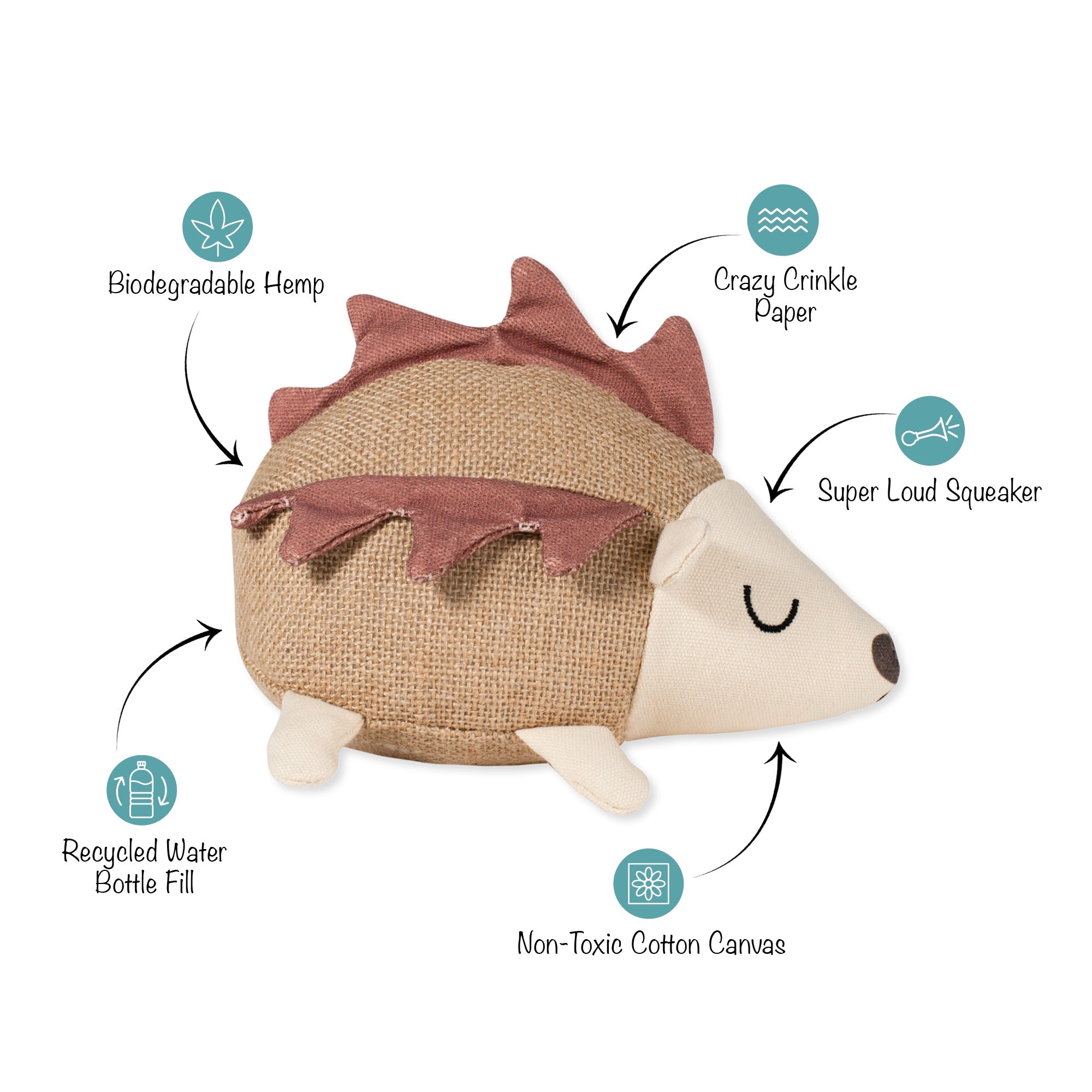 Hedgy Earth Friendly Dog Toy
