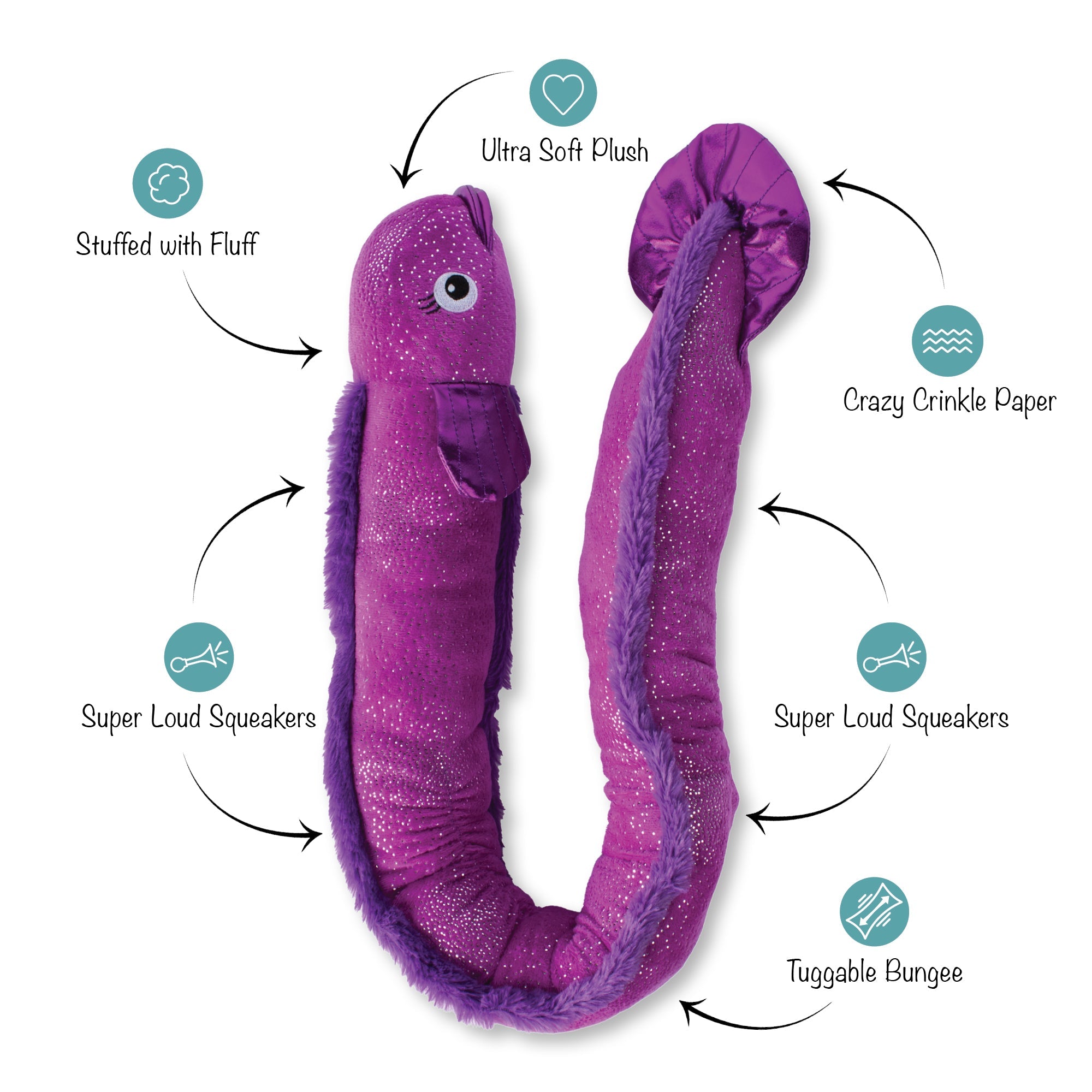 Kind Of A Big Eel Large Dog Toy