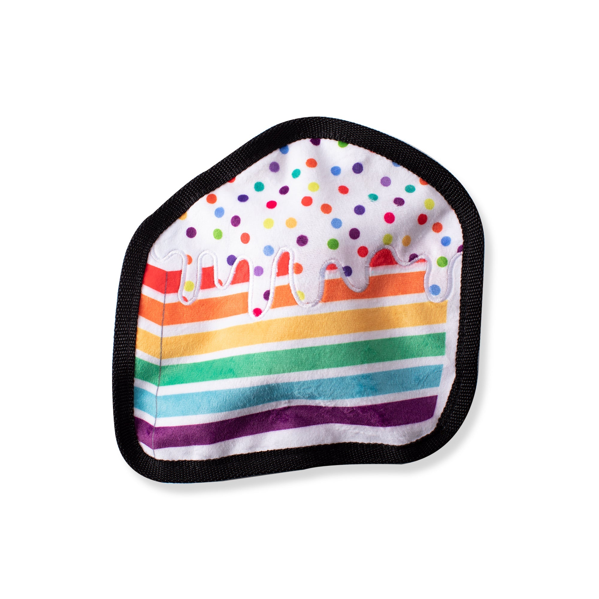 Piece of Cake Durable Plush Dog Toy